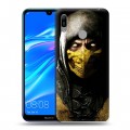 Дизайнерский пластиковый чехол для Huawei Y6 (2019) Mortal Combat