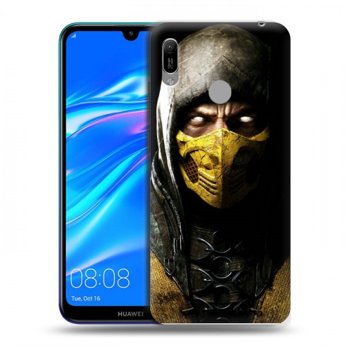 Дизайнерский пластиковый чехол для Huawei Y6 (2019) Mortal Combat