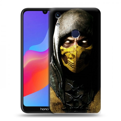 Дизайнерский пластиковый чехол для Huawei Honor 8A Mortal Combat