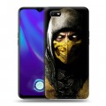 Дизайнерский силиконовый с усиленными углами чехол для OPPO A1k Mortal Combat