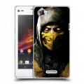 Дизайнерский пластиковый чехол для Sony Xperia L Mortal Combat