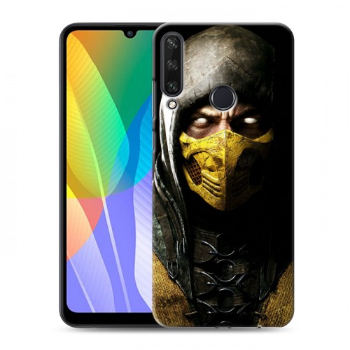 Дизайнерский пластиковый чехол для Huawei Y6p Mortal Combat