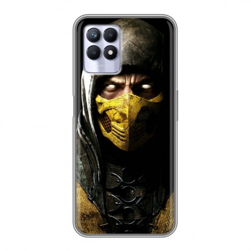 Дизайнерский силиконовый чехол для Realme 8i Mortal Combat