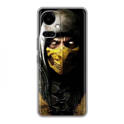 Дизайнерский силиконовый чехол для Tecno Camon 19 Mortal Combat