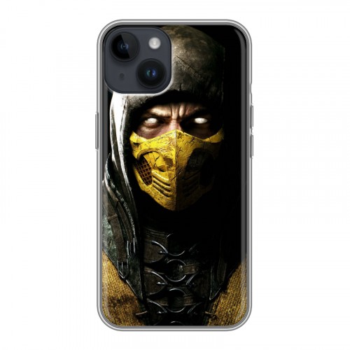Дизайнерский пластиковый чехол для Iphone 14 Mortal Combat