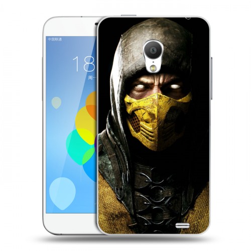 Дизайнерский силиконовый чехол для  Meizu MX3 Mortal Combat