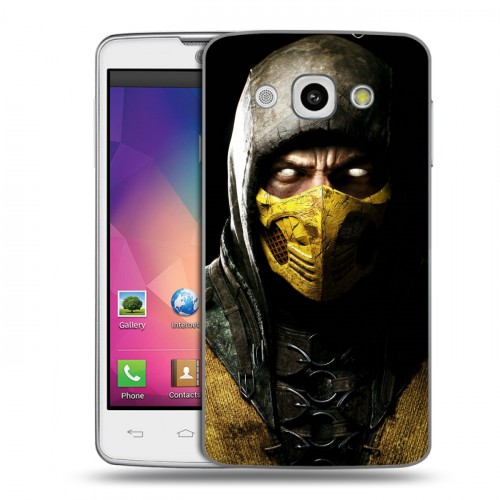 Дизайнерский пластиковый чехол для LG L60 Mortal Combat