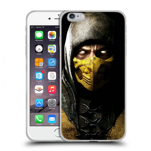 Дизайнерский силиконовый чехол для Iphone 6 Plus/6s Plus Mortal Combat