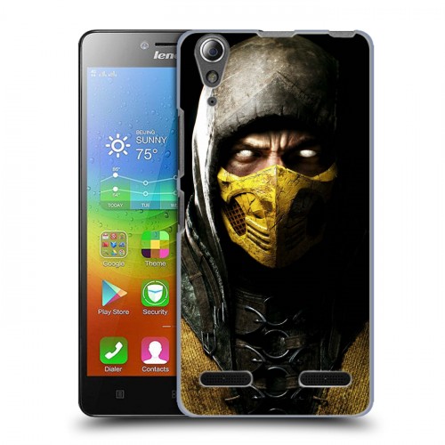 Дизайнерский пластиковый чехол для Lenovo A6000 Mortal Combat