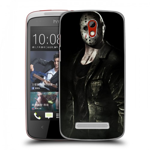 Дизайнерский пластиковый чехол для HTC Desire 500 Mortal Combat