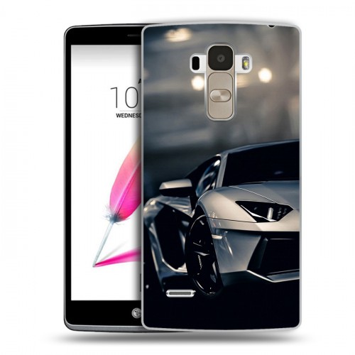 Дизайнерский пластиковый чехол для LG G4 Stylus Need for speed