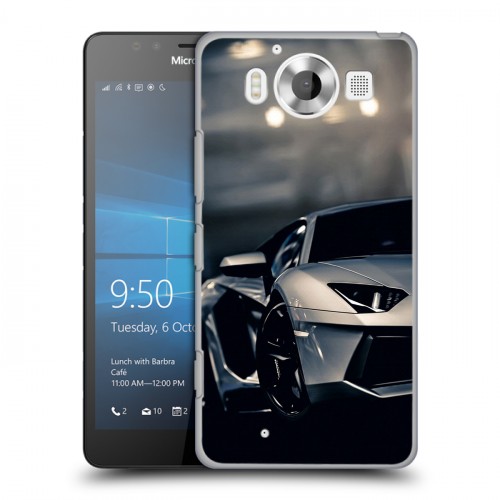 Дизайнерский пластиковый чехол для Microsoft Lumia 950 Need for speed