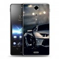 Дизайнерский пластиковый чехол для Sony Xperia TX Need for speed