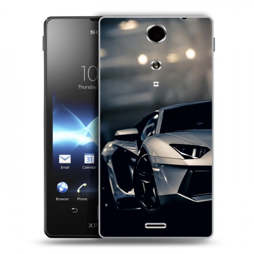 Дизайнерский пластиковый чехол для Sony Xperia TX Need for speed