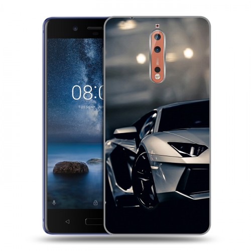 Дизайнерский пластиковый чехол для Nokia 8 Need for speed