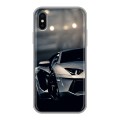 Дизайнерский силиконовый чехол для Iphone x10 Need for speed