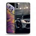 Дизайнерский силиконовый чехол для Iphone Xs Max Need for speed