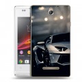 Дизайнерский пластиковый чехол для Sony Xperia E Need for speed