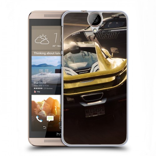 Дизайнерский силиконовый чехол для HTC One E9+ Need for speed