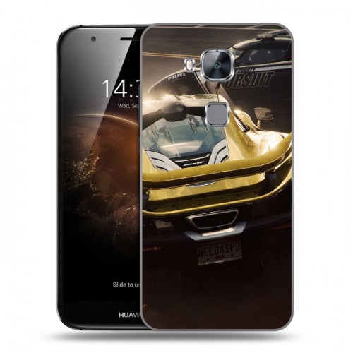 Дизайнерский пластиковый чехол для Huawei G8 Need for speed