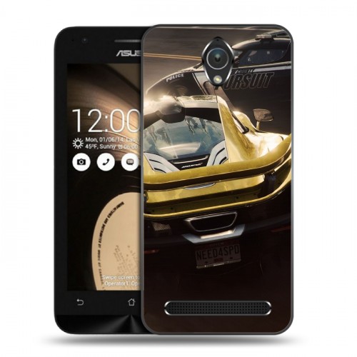 Дизайнерский пластиковый чехол для ASUS Zenfone Go Need for speed