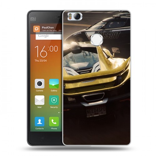 Дизайнерский пластиковый чехол для Xiaomi Mi4S Need for speed