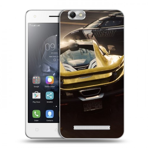 Дизайнерский силиконовый чехол для Lenovo Vibe C Need for speed