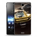 Дизайнерский пластиковый чехол для Sony Xperia TX Need for speed