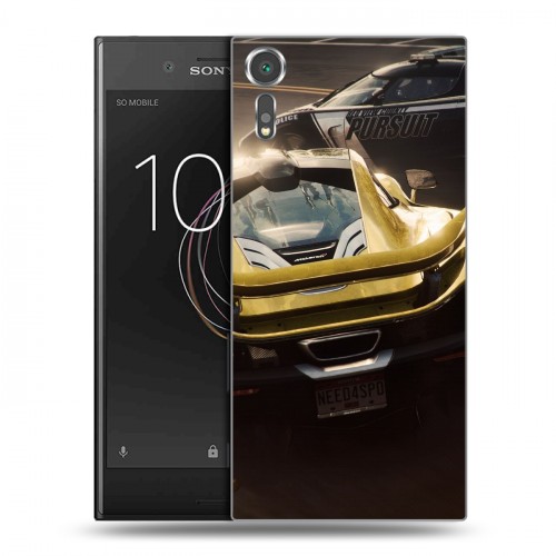 Дизайнерский пластиковый чехол для Sony Xperia XZs Need for speed