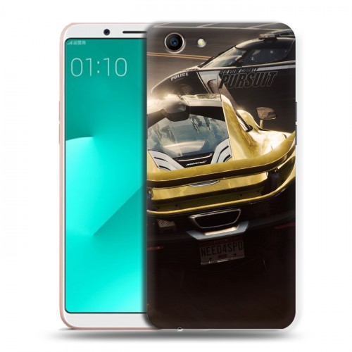 Дизайнерский пластиковый чехол для OPPO A83 Need for speed