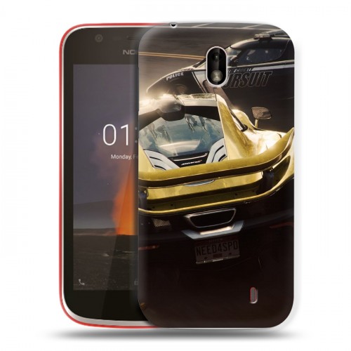 Дизайнерский пластиковый чехол для Nokia 1 Need for speed