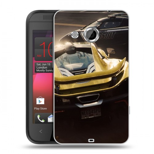 Дизайнерский пластиковый чехол для HTC Desire 200 Need for speed