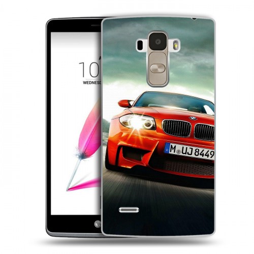 Дизайнерский пластиковый чехол для LG G4 Stylus Need for speed