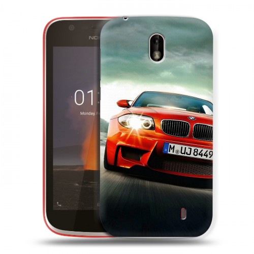 Дизайнерский пластиковый чехол для Nokia 1 Need for speed