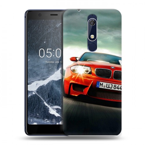 Дизайнерский пластиковый чехол для Nokia 5.1 Need for speed