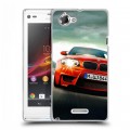 Дизайнерский пластиковый чехол для Sony Xperia L Need for speed