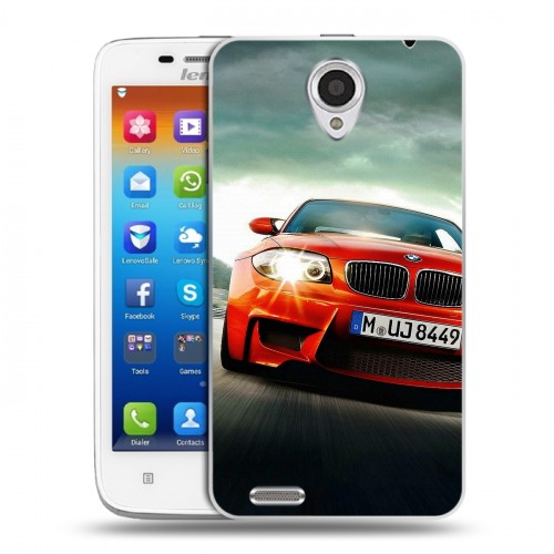 Дизайнерский пластиковый чехол для Lenovo S650 Ideaphone Need for speed