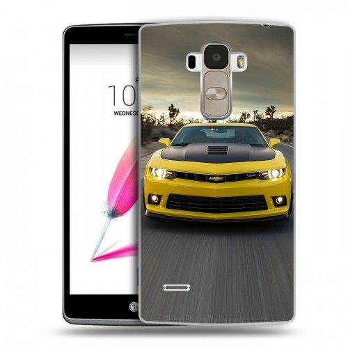 Дизайнерский пластиковый чехол для LG G4 Stylus Need for speed