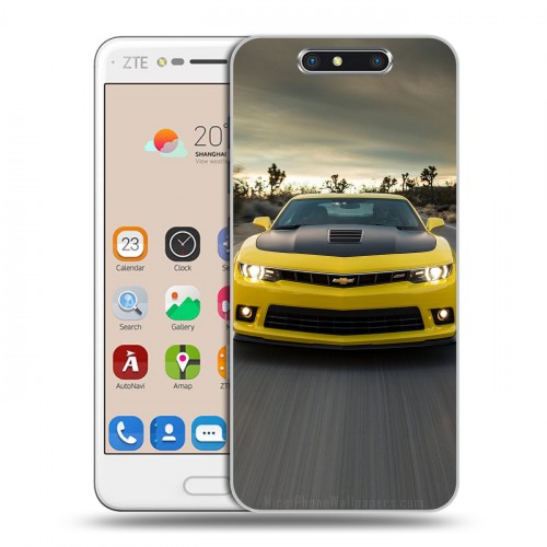 Дизайнерский пластиковый чехол для ZTE Blade V8 Need for speed