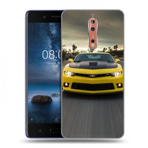 Дизайнерский пластиковый чехол для Nokia 8 Need for speed