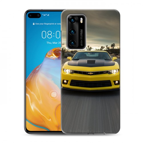 Дизайнерский пластиковый чехол для Huawei P40 Need for speed