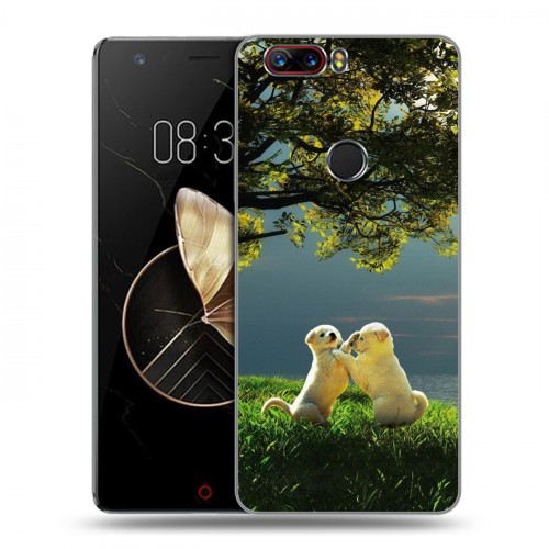 Дизайнерский пластиковый чехол для ZTE Nubia Z17 Щенки