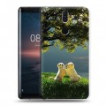 Дизайнерский силиконовый чехол для Nokia 8 Sirocco Щенки