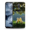 Дизайнерский пластиковый чехол для Nokia 6.1 Plus Щенки