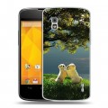 Дизайнерский пластиковый чехол для LG Google Nexus 4 Щенки