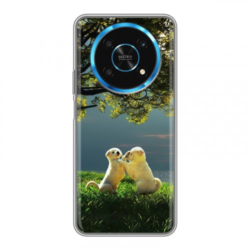 Дизайнерский силиконовый чехол для Huawei Honor Magic 4 Lite 5G Щенки