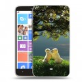 Дизайнерский пластиковый чехол для Nokia Lumia 1320 Щенки