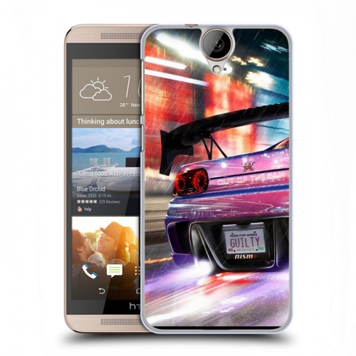 Дизайнерский пластиковый чехол для HTC One E9+ Need for speed