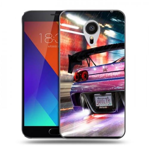 Дизайнерский пластиковый чехол для Meizu MX5 Need for speed