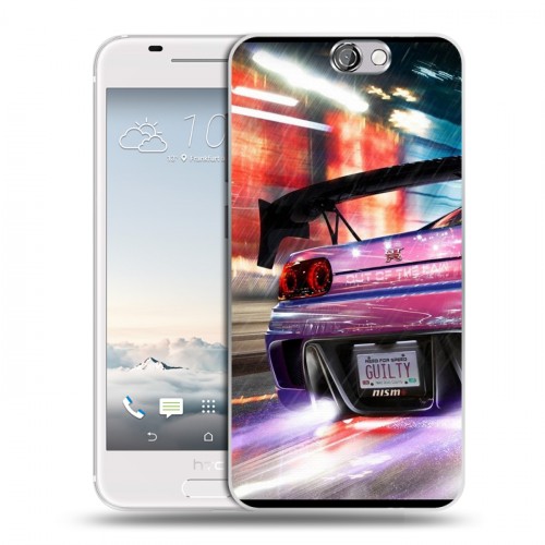 Дизайнерский пластиковый чехол для HTC One A9 Need for speed